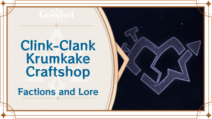 Clink-Clank Krumkake Craftshop Meeting Point featuring technological architecture and upgrade menu