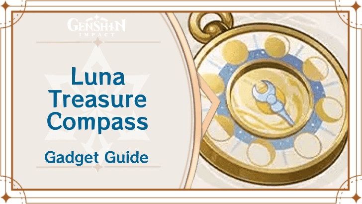 Luna Treasure Compass interface displaying treasure detection and Oculi location features
