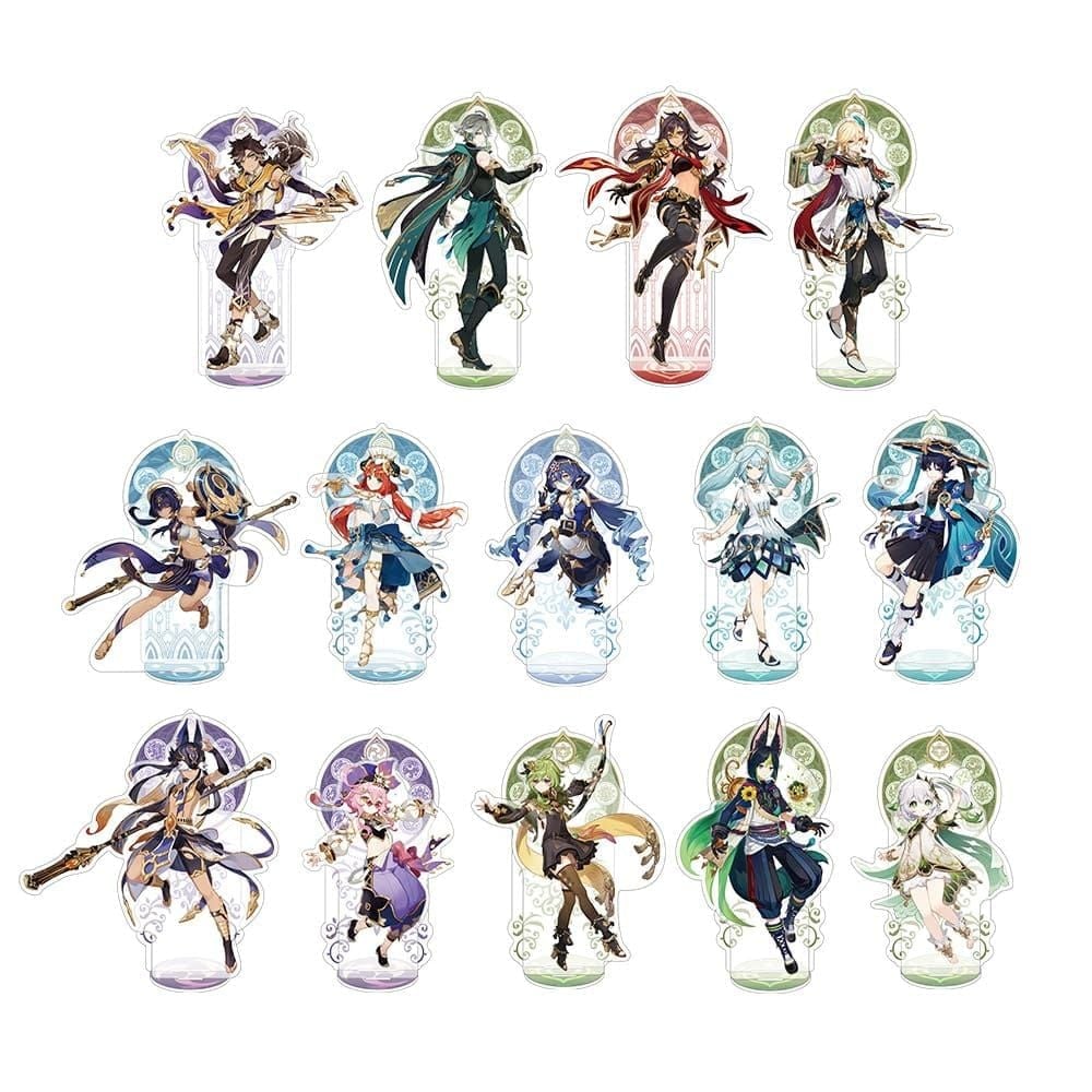 Collection of six Sumeru characters featured in Chronicled Wish: Alhaitham, Wanderer, Cyno, Nilou, Dehya, and Tighnari
