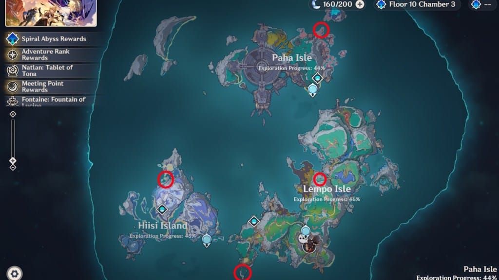 A Borderland Shrine of Depths structure in Genshin Impact's Nod-Krai region