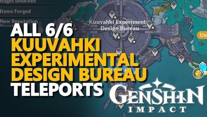 Kuuvahki Experimental Design Bureau showing elevator and quest trigger container