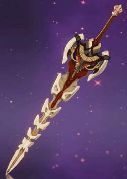 Serpent Spine claymore weapon details screen in Genshin Impact