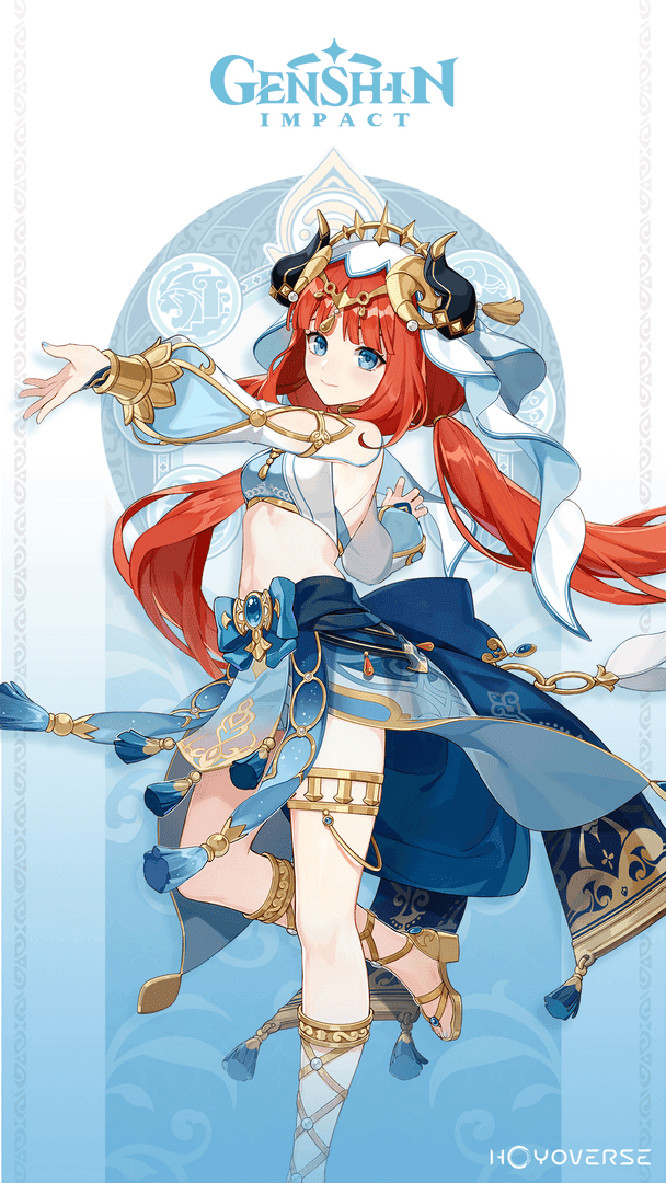 Genshin Impact Nilou character artwork showing the Hydro 5-star character