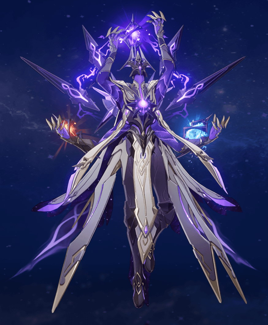 Three colored orbs in Iniquitous Baptist arena showing daily elemental combination