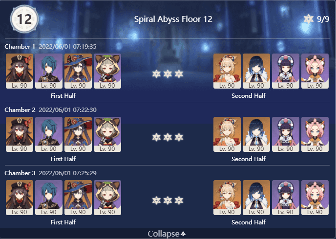 Optimal Aeonblight Drake team composition featuring Yoimiya, Yelan, Yun Jin, and Zhongli