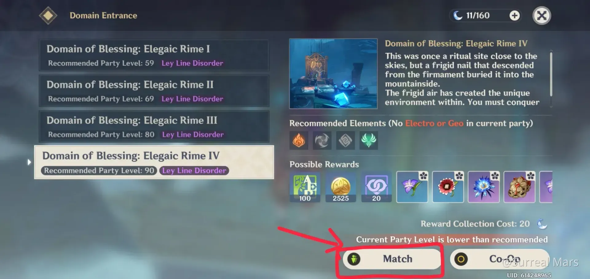 Genshin Impact co-op mode completion screen displaying doubled friendship EXP rewards