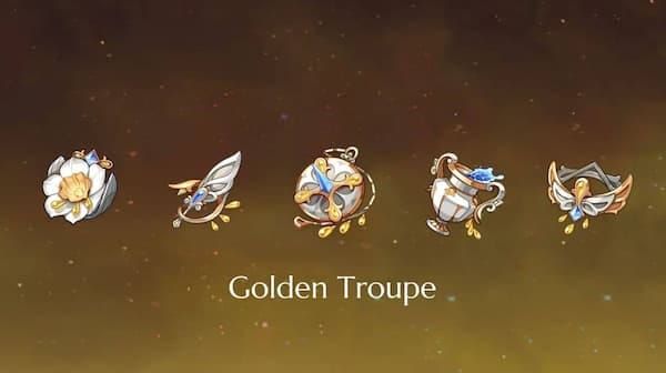 Golden Troupe artifact set from Genshin Impact