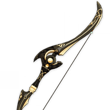 Prototype Crescent bow weapon interface showing stats and Unreturning passive ability