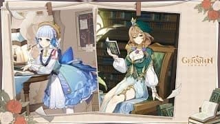 Genshin Impact characters Nahida, Ayaka, and Lisa showcasing defense shred abilities