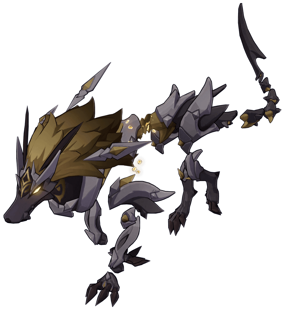 Genshin Impact showing different Rifthound types - Thundercraven and Rockfond variants