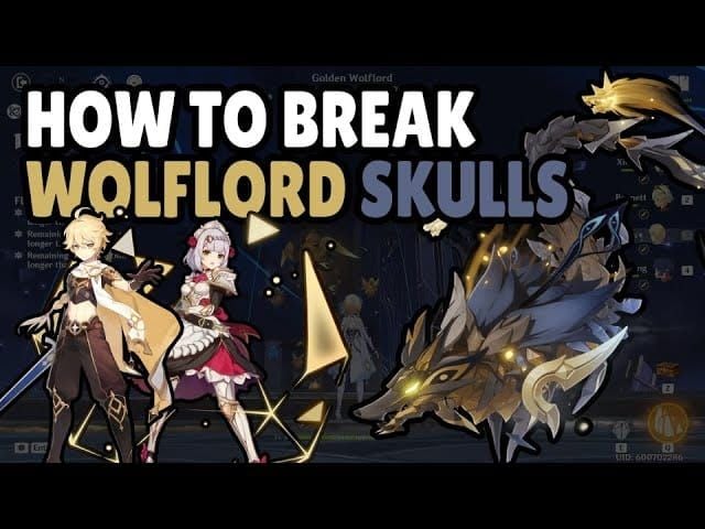 Golden Wolflord Phase 2 with three Rifthound Skulls floating around the boss