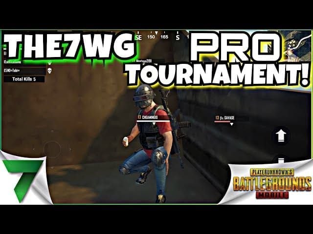 PUBG Mobile professional tournament gameplay showing team coordination