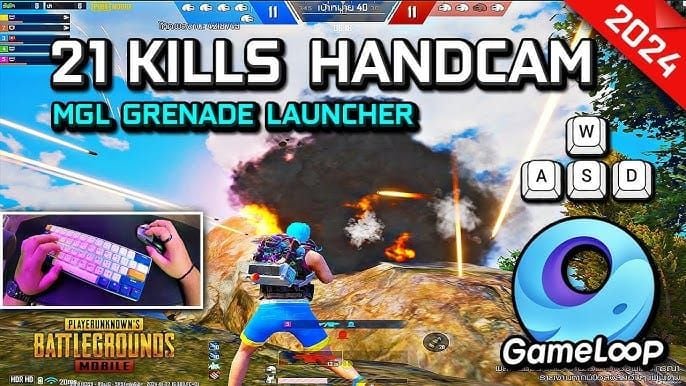 GameLoop emulator main interface showing PUBG Mobile game launcher with official Tencent branding