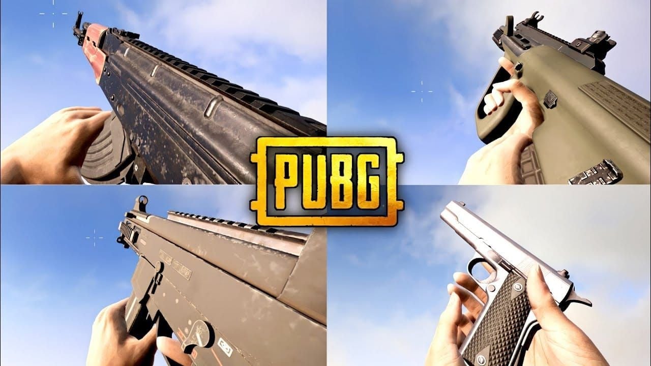 PUBG Mobile 4.0 enhanced weapon reload animation with visual indicators