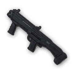 PUBG Mobile DBS shotgun with recommended attachments for anti-shield tactics