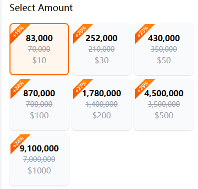 Price comparison between TopUpLive and official Poppo Live store showing coin value differences