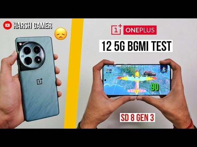 PUBG Mobile running at 120 FPS on OnePlus 12 showing smooth gameplay performance