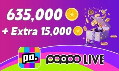 Screenshot of Poppo Live Diamond Pack interface