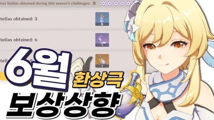 원신 Nod-Krai 퀘스트 완료 보상 화면, 원석 500개 이상