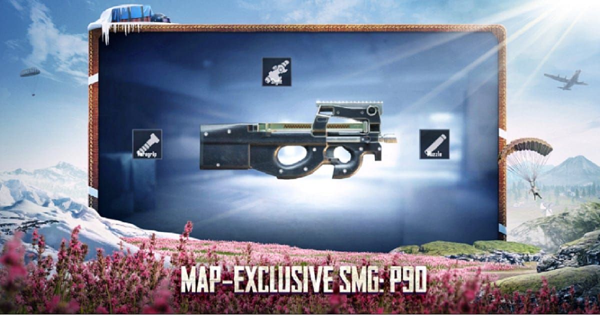 Screenshot of SMG fight in PUBG Mobile Livik map