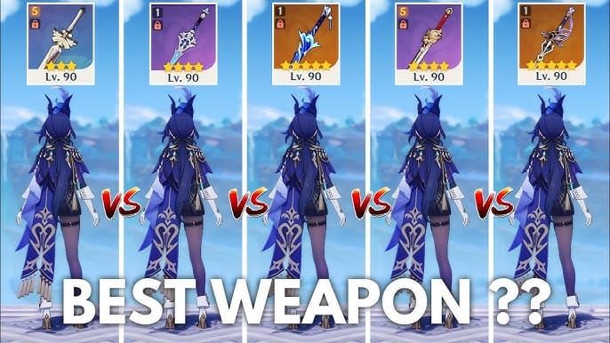 Comparison of Absolution and Finale of the Deep weapons in Genshin Impact