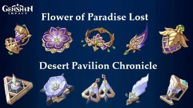 Guide to Desert Pavilion artifacts on Wanderer in Genshin Impact