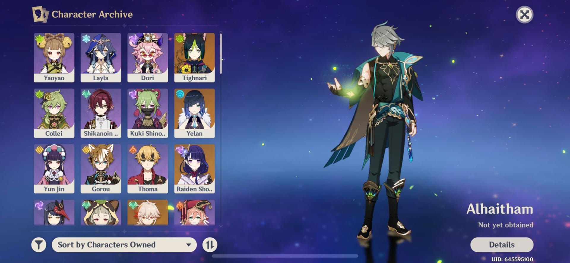 Screenshot of Tighnari triggering Spread reactions in Genshin Impact