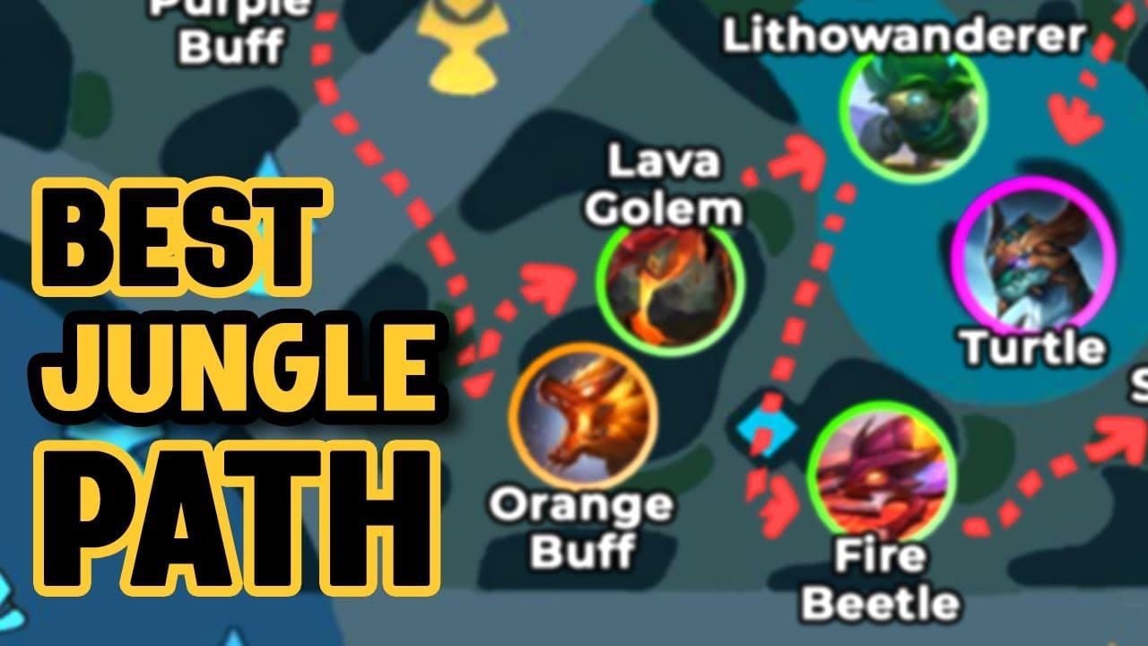 Fanny performing blue buff clear in Mobile Legends jungle