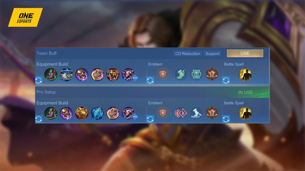 Guide to Tigreal support item upgrades in Mobile Legends