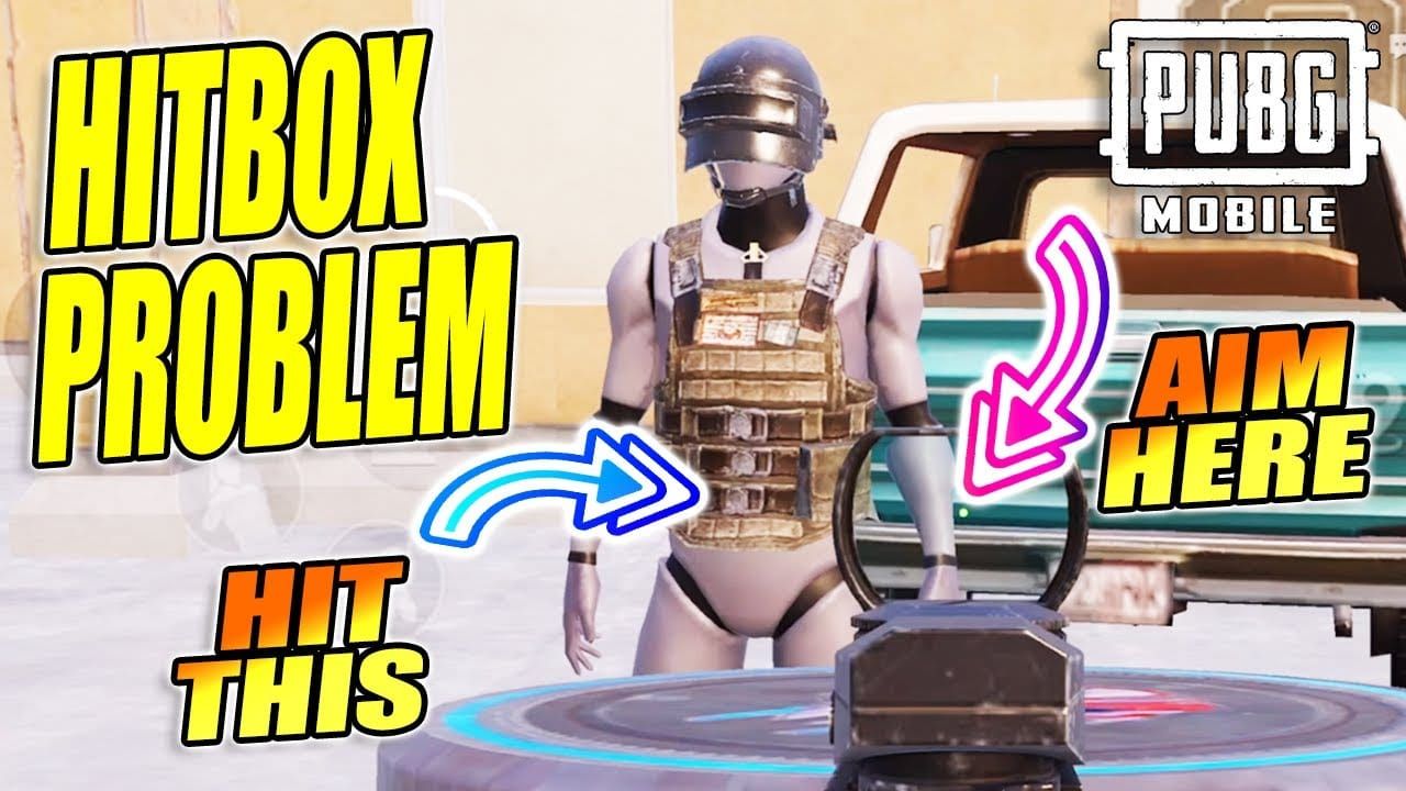 Comparison of hitboxes in PUBG Mobile Magic Broom boosts with Guardian Shield