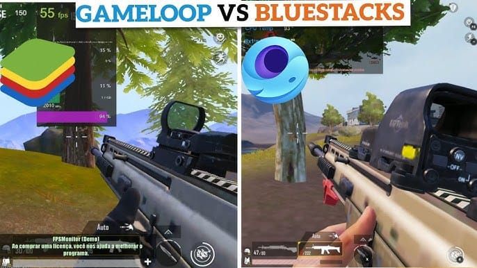 Comparison of GameLoop and BlueStacks for PUBG Mobile