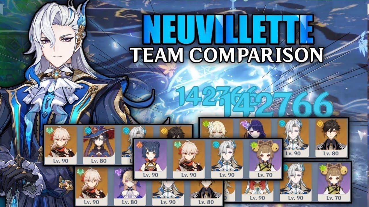 Raiden National vs Hypercarry team comparison in Genshin Impact