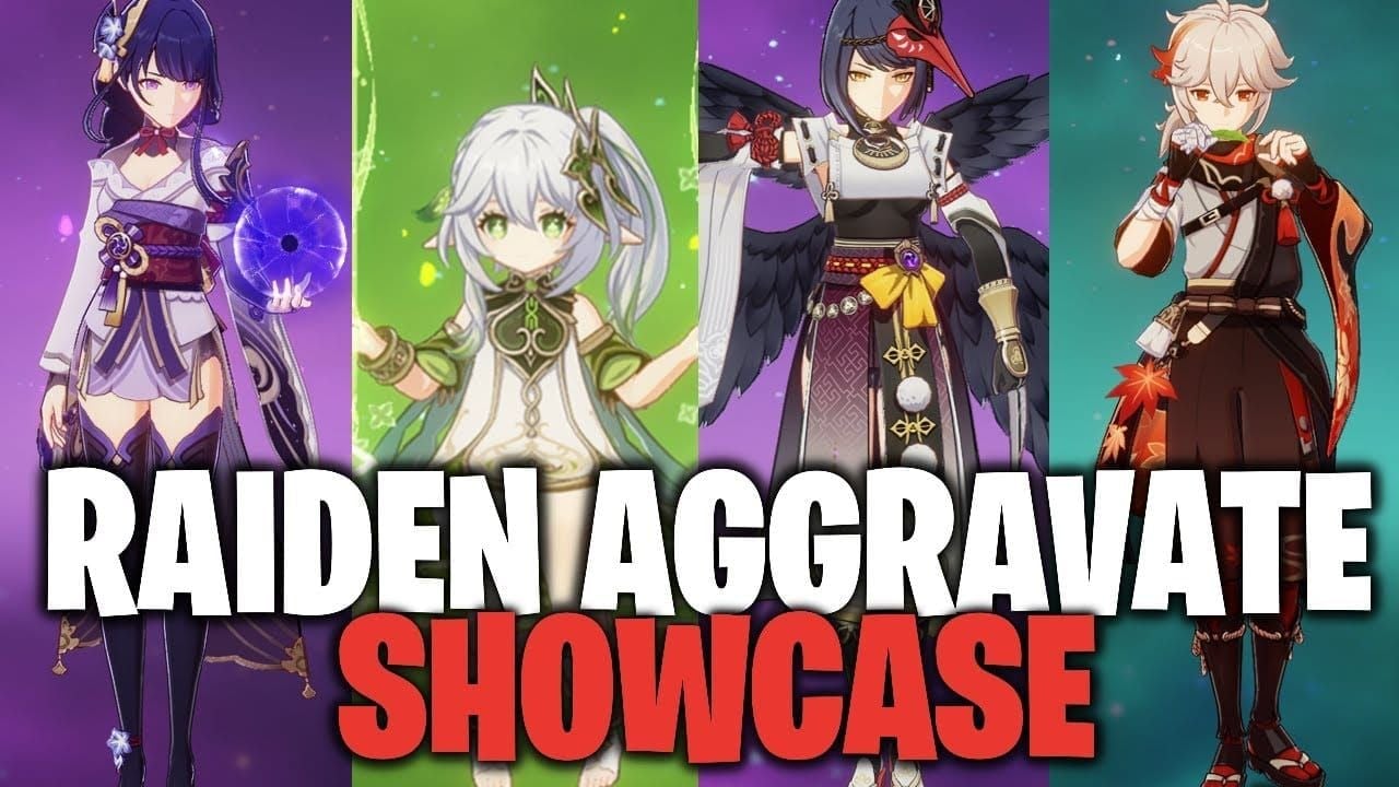 Raiden Shogun in Aggravate team composition