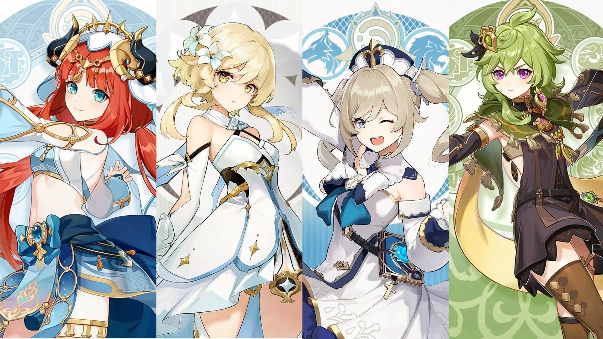 Character lineup for Nilou Bloom team in Genshin Impact
