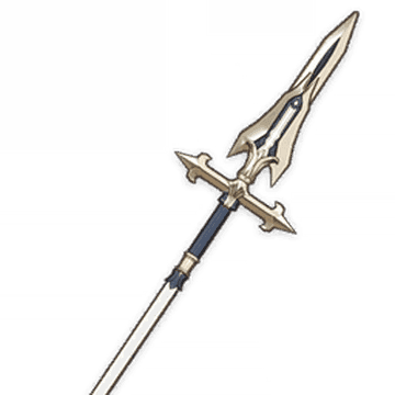 Favonius Lance polearm equipped on Yun Jin in Genshin Impact