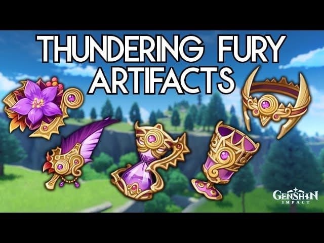 Thundering Fury artifact set in Genshin Impact