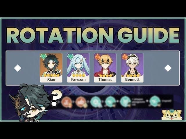 Guide to syncing bursts in Xiao Faruzan team