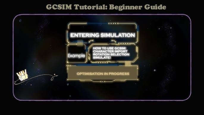 원신 gcsim DPS 계산 도구 스크린샷