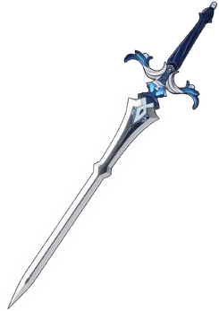 R5 Sacrificial Sword and Favonius Sword in Genshin Impact inventory