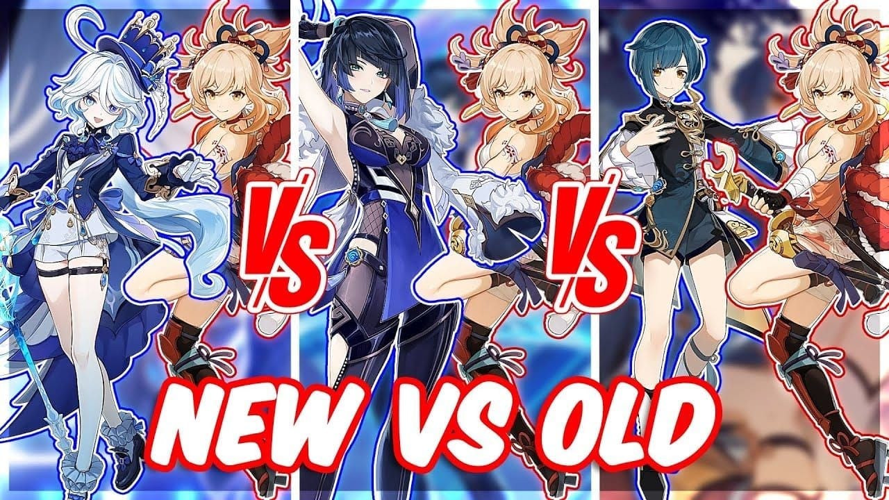 Comparison of Yoimiya Overvape vs other teams in Genshin Impact