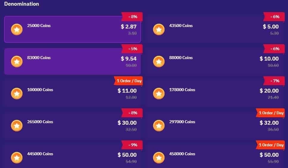 Chart comparing official and third-party Poppo Live coin prices and savings