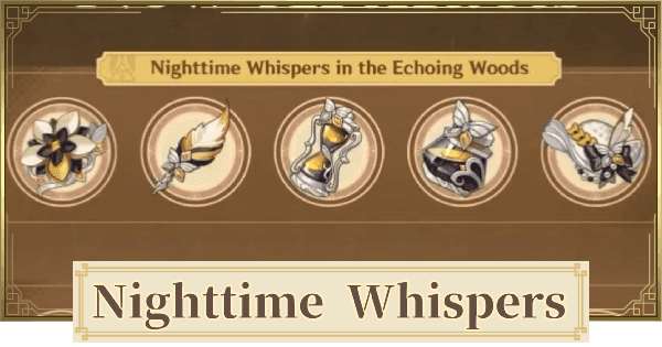 Nighttime Whispers artifact set in Genshin Impact