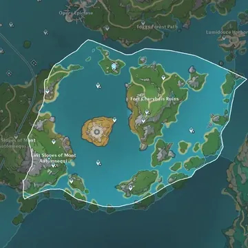 Morte Region map in Genshin Impact