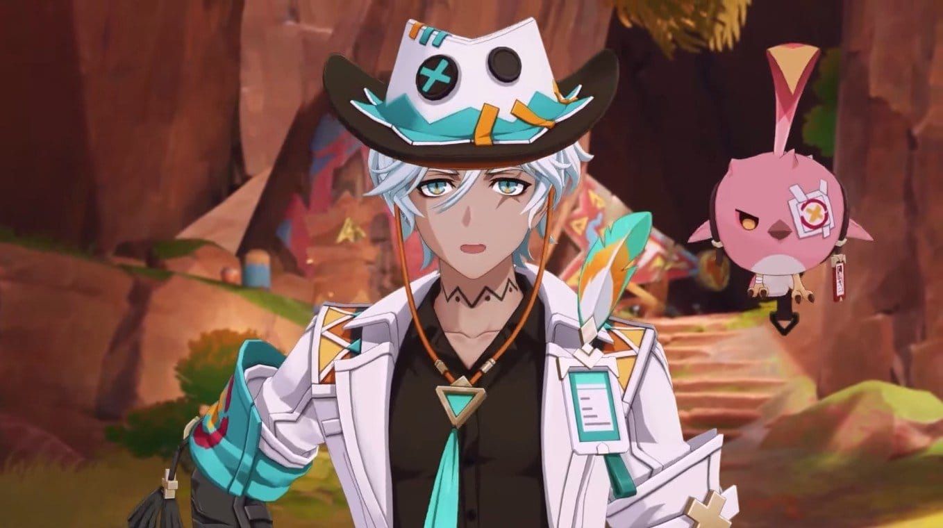 Genshin Impact character Ifa showcasing ascension materials