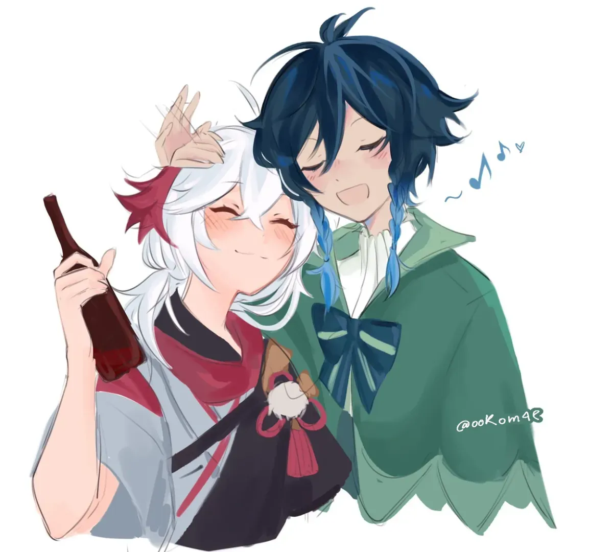 Comparison of Venti and Kazuha crowd control in Genshin Impact