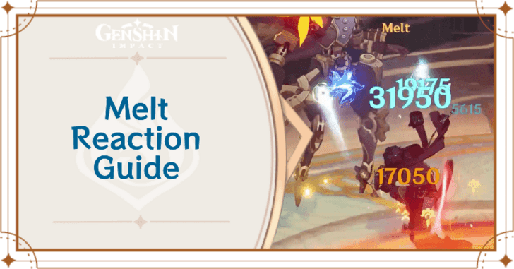 Genshin Impact Melt reaction during gameplay