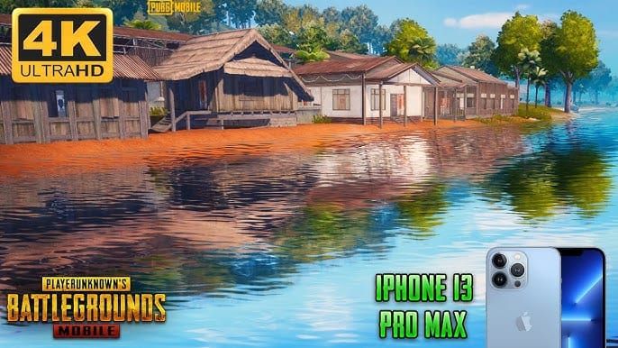 PUBG Mobile Ultra HDR graphics setting gameplay screenshot showing enhanced visual quality