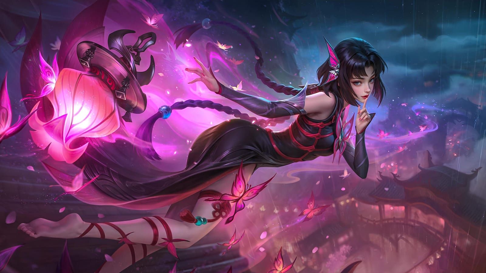 Mobile Legends Zhuxin mage character with magical abilities