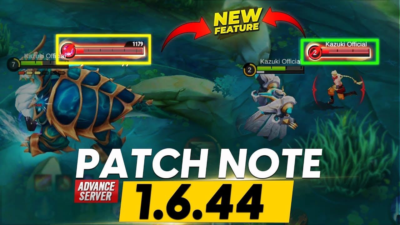 Mobile Legends Retribution timing indicators showing red line on HP bar and icon markers