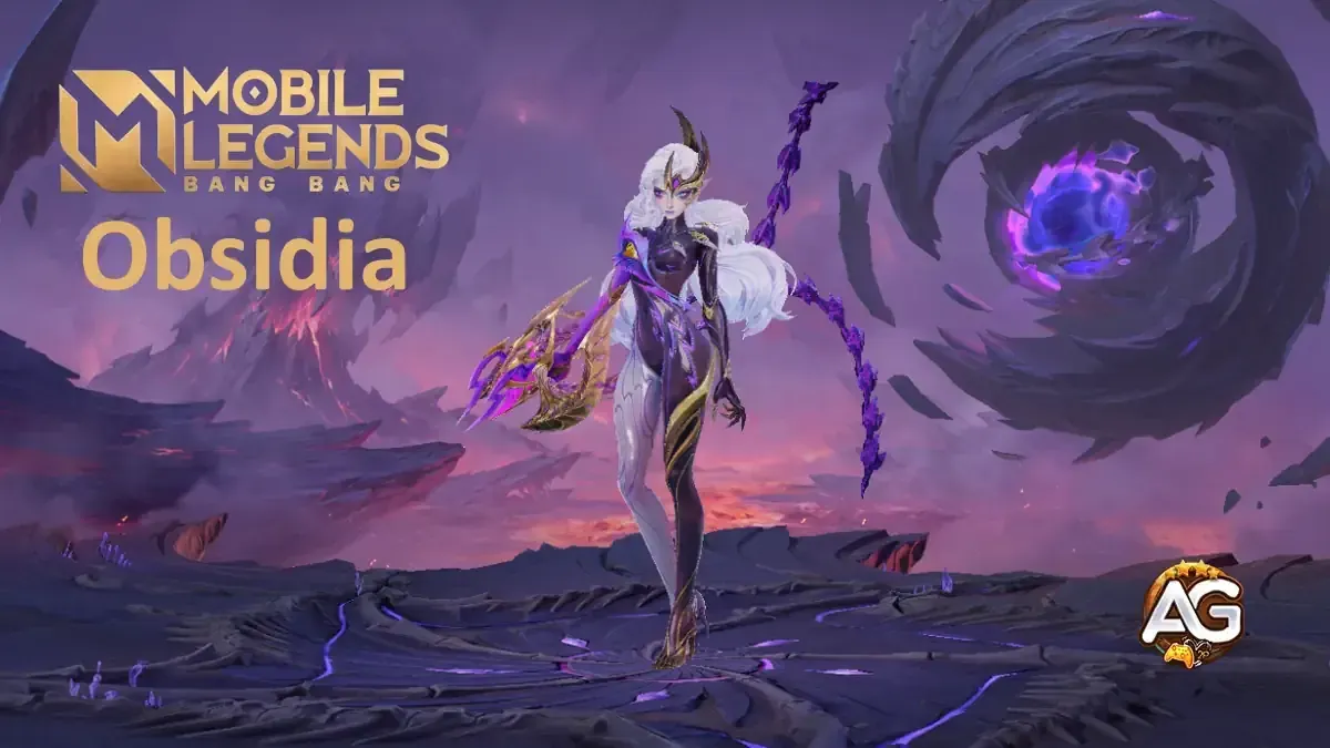 Mobile Legends Obsidia ultimate skill Hunt of Bone in action with tether effect
